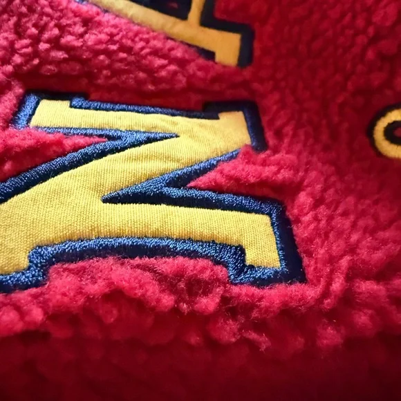 Vintage!!  Nautica x Lil Yachty Fleece Bomber/Varsity Jacket Vibe - Picture 5 of 7